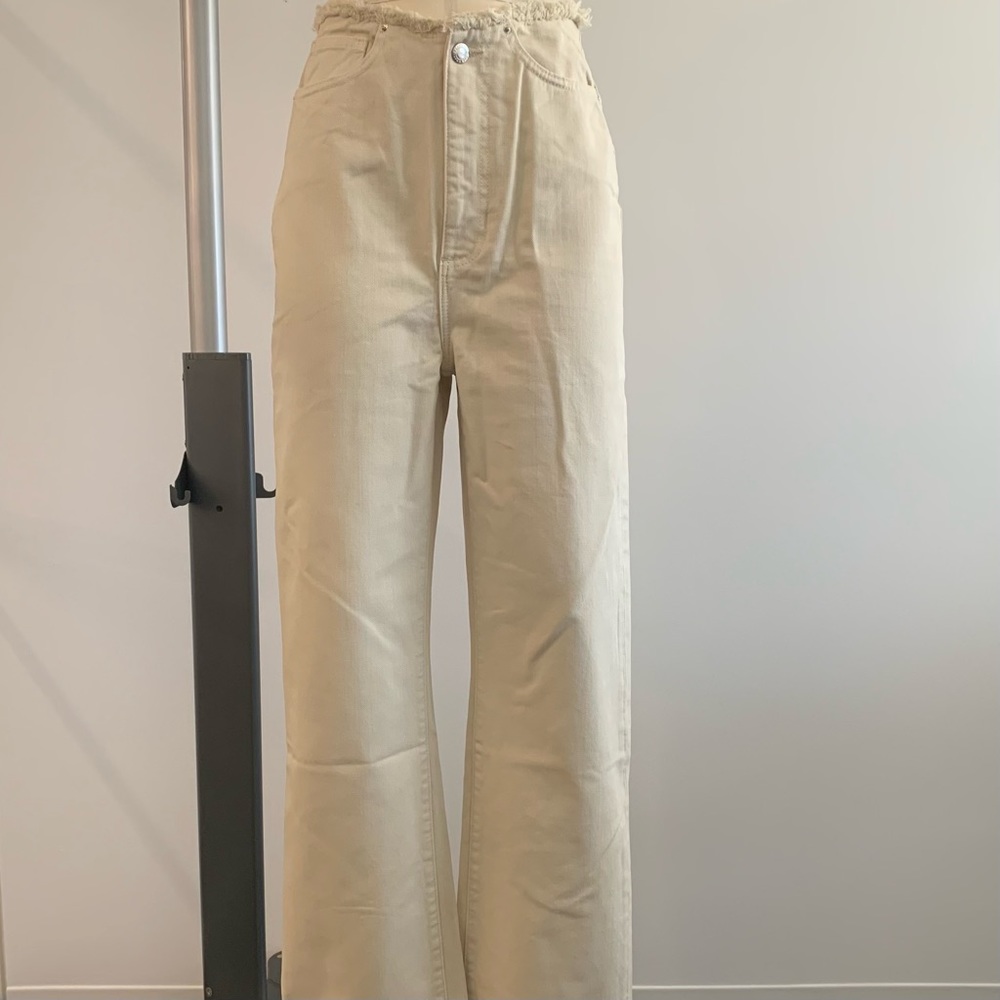 WeWoreWhat Frayed Straight Jean